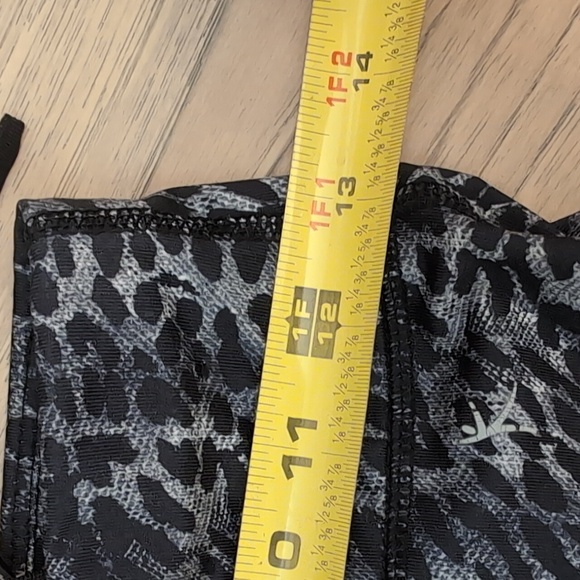 Danskin Cropped Animal Print Leggings Size S - Picture 5 of 7